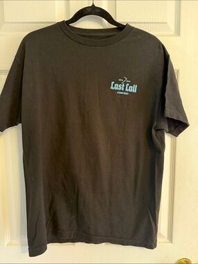 Men's Black Short-Sleeve Logo Tee